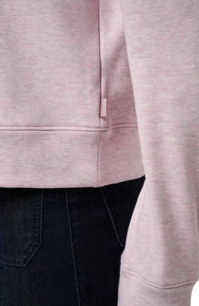 Travismathew Cloud Half Zip Pullover In Pink