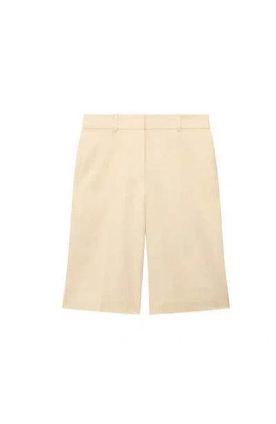 Another Tomorrow Bermuda Pant In Brown