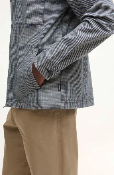Barbour Willowburn Gingham Overshirt In Gray