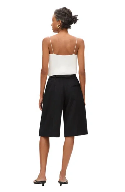 Another Tomorrow Bermuda Pant In Black