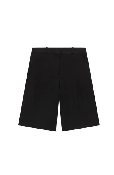Another Tomorrow Bermuda Pant In Black