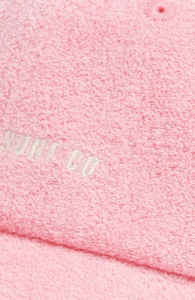 Rip Curl Mixed Terry Cap In Pink