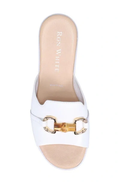Ron White Gwyna Platform Slide Sandal In Multi