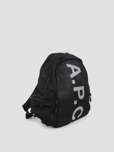 Apc A.p.c. Mini Trek Rebound Backpack In Black
