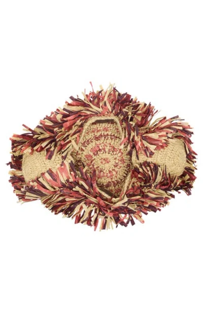 Sam Edelman Lily Straw Clutch In Red