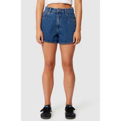 Abrand Venice Bella Denim Shorts In Blue
