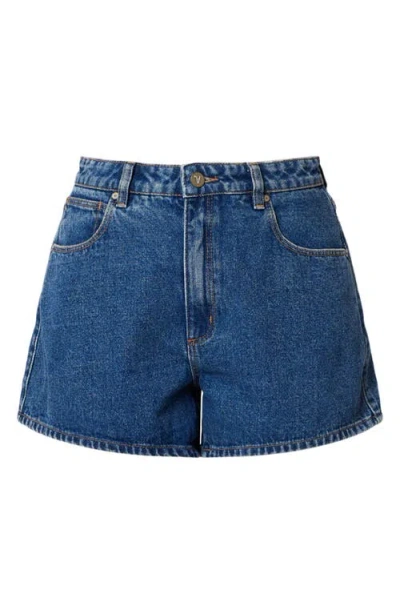 Abrand Venice Bella Denim Shorts In Blue