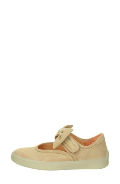 Think ! Turna Bow Sneaker In Brown
