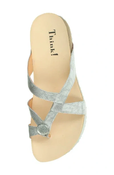 Think ! 'julia' Sandal In Silver