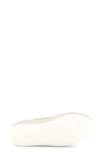 Gabor Woven Platform Sneaker In Brown