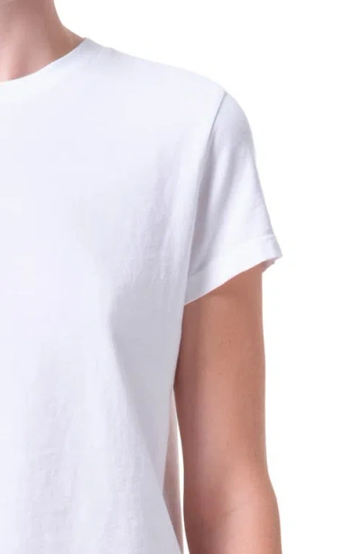 Agolde Long Line Adine Tee In White