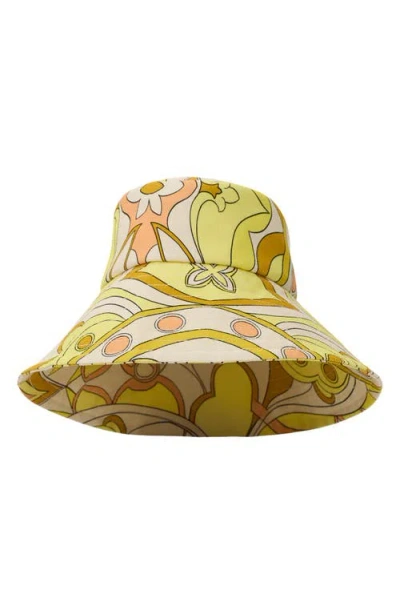 Afrm Snake Print Bucket Hat In Pattern