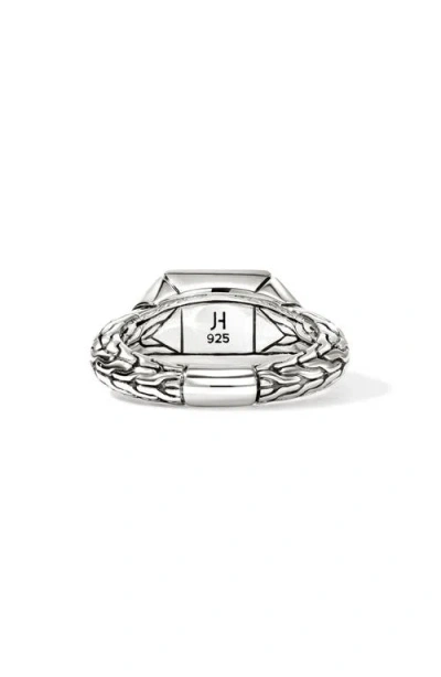 John Hardy Icon Stud Ring In Metallic