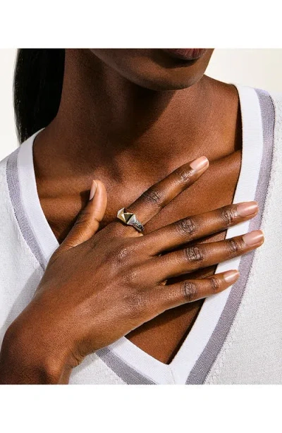 John Hardy Icon Stud Ring In Metallic