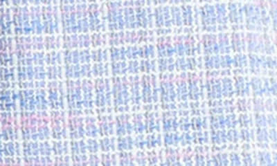 Kasper One-button Tweed Jacket In Blue