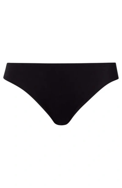 Hanro Invisible Touch Microfiber Seamless Bikini Brief In Black
