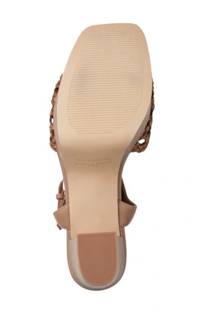 Marc Fisher Ltd Cabell Ankle Strap Platform Sandal In Neutral