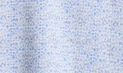 Bugatchi Print Short Sleeve Button-up Shirt In Blue