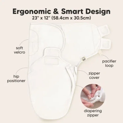 Keababies 3-pack Soothe Zippy Swaddle Wrap In Multi