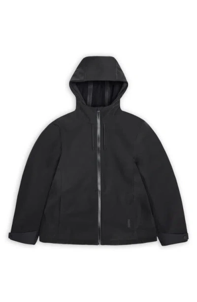 Rains Suva Waterproof Softshell Jacket In Black