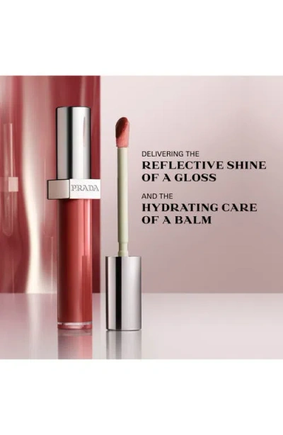 Prada Reflection Glossy Liquid Balm In Yellow