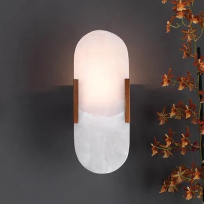 Jamie Young Delphi Wall Sconce In White