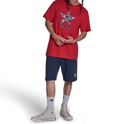 Converse Cityscape T-shirt In Red