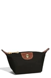 Longchamp 'le Pliage' Coin Purse In Black