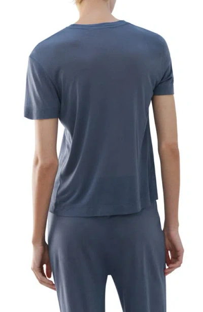 Mango Modal Pajama T-shirt In Blue
