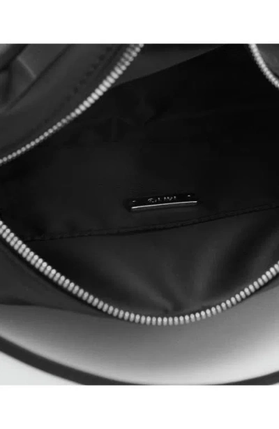 Mango Nylon Top Handle Bag In Black