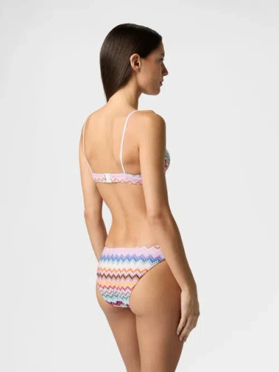 Missoni Zig-zag-pattern Bikini Set In Multi
