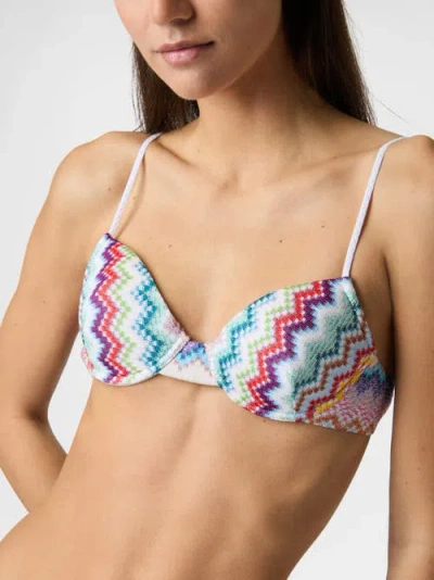 Missoni Zig-zag-pattern Bikini Set In Multi