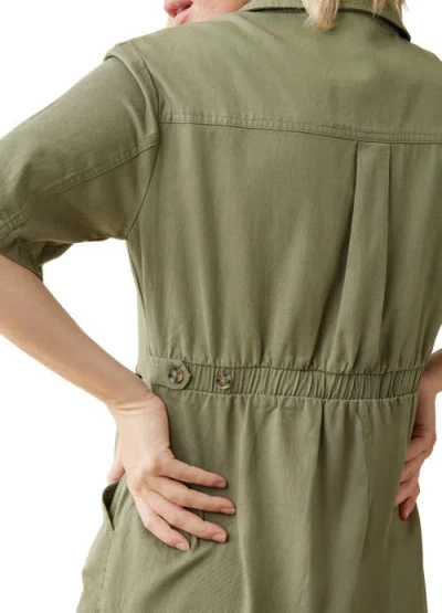 Ingrid & Isabel Utility Romper In Green