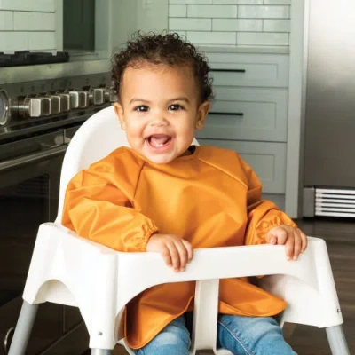 Tiny Twinkle Mess-proof/waterproof 2-pack Long-sleeve Bib In Multi