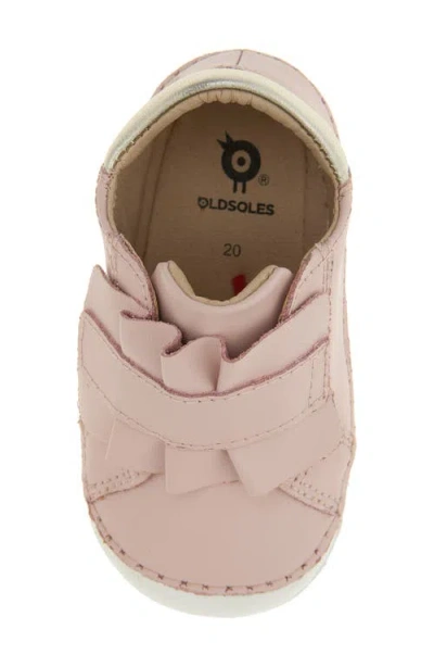 Old Soles Kids' Ruffle Strap Leather Sneaker In Multi
