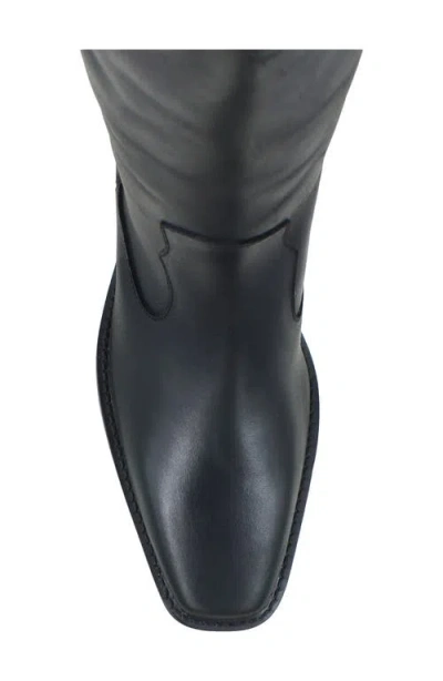 Zigi Baldwin Western Boot In Black