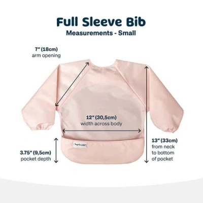 Tiny Twinkle Mess-proof/waterproof 2-pack Long-sleeve Bib In Red