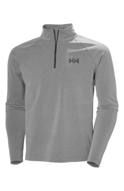 Helly Hansen Tyri Half Zip Pullover In Gray