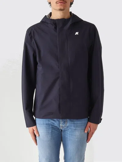 K-way Short Jacket With Adjustable Hood In Multi