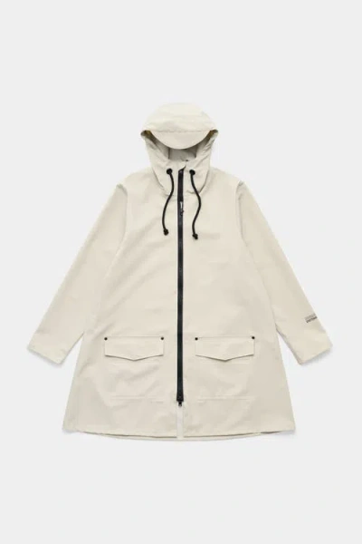 Stutterheim Mosebacke Patch Matte Raincoat In Neutral