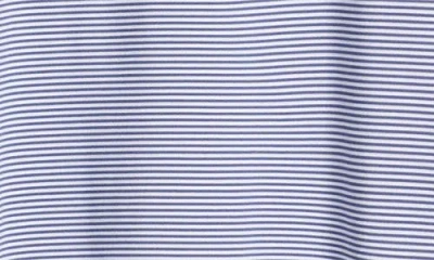Greyson Saranac Stripe Performance Golf Polo In Blue