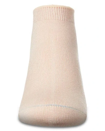Memoi Basic Silky-soft Gauge Ankle Sock In Pink