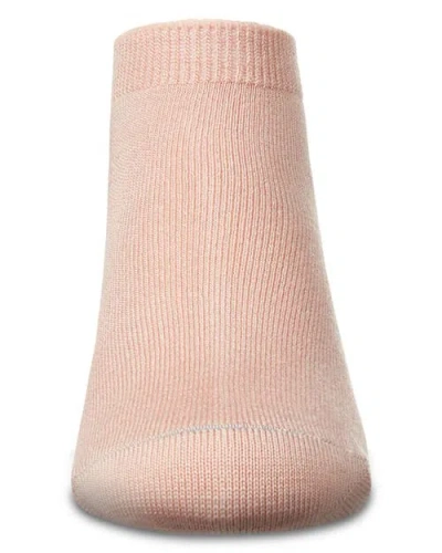 Memoi Basic Silky-soft Gauge Ankle Sock In Pink