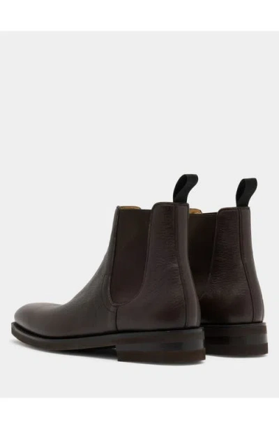 Bally Elasticated Panel Chelsea Boots In Brown