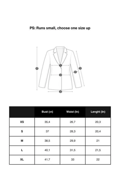 Nocturne Printed Tailored Jacket In White