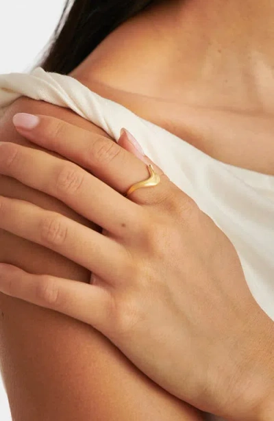 Katie Loxton Marina Wave Ring In Pattern