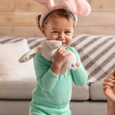 Sperric Easter Plush Bunny And Silicone Teether Gift Set 3-piece In Multi