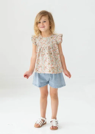 Mabel + Honey Sunset Fields Two Piece Set In Multi