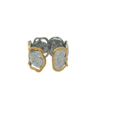 Gemini Jewelry Rose Petal Open Ring In Pattern