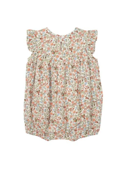 Mabel + Honey Sunset Fields Baby Romper In Multi